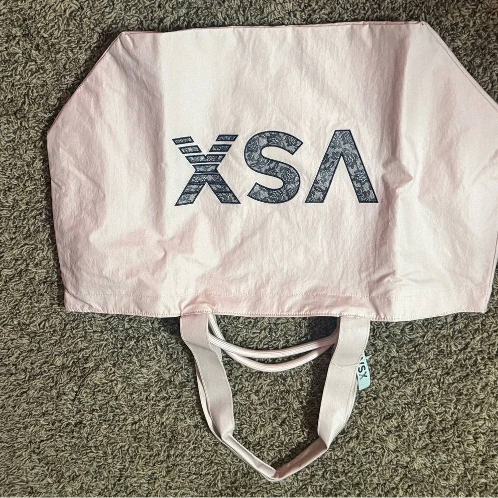VSX Pale Pink Tote with Bold Logo